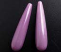 Phosphosiderite Tall Drop Half Drilled Earring Beads Pair