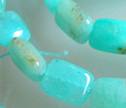 AAA Natural Amazonite Peruvian Blue 6x8mm Puffy Rectangle
