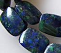 AA Azurite Malachite 8x12mm Smooth Rectangle Beads