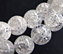 Crack Crystal (Natural) 6mm Round