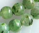 Green Kyanite 6mm Smooth Round Beads
