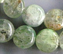 Green Kyanite 8mm Smooth Flat Coin Beads