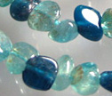 Mix Color Apatite 6mm Little Nugget Beads