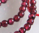 Rhodolite Garnet 2.5mm Smooth Round Beads