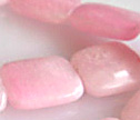 Pink Hemimorphite 14x14mm Rectangle Beads