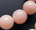 Pink Opal 10mm Smooth Round Beads