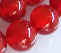 AA Red Carnelian 10mm Smooth Round Beads