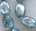 Sliver Blue Kyanite 8x12mm Smooth Oval