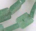 Green Aventurine Smooth 8x10mm Rectangle Beads