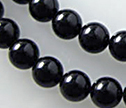 Natural Black Onyx 6mm Round