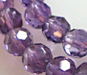 AA Sparkly Medium Amethyst Faceted 8mm Round