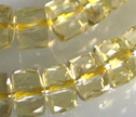 AA Lemon Quartz 8mm Wheel Beads