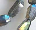Labradorite Faceted 9x15mm Nugget Beads
