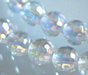 Mystic Natural Crystal Micro Faceted 6mm Round Beads