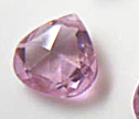 AA Pink Cubic Zirconia 8mm Flat Briolette
