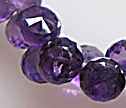 AA Deep Amethyst Faceted 6.5mm Onion Briolettes
