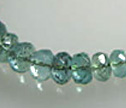 AA Columbian Emerald Faceted 3-4.5mm Rondelle