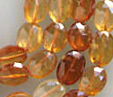 Golden Hessonite Faceted 6x8 to Oval Beads