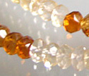 Hessonite Garnet Mirco Faceted 5mm Rondelle Beads