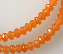 Sparkly Red  Aventurine Faceted 3.5mm Rondelle Beads