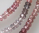 AA Spinel Micro Faceted 3.5mm Rondelle Beads