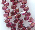 A++ Rhodolite Garnet 5x6mm slice Briolettes Hong Kong