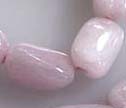 Gem Pink Kunzite 10x17 Polished Nugget Beads
