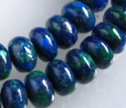 AA Azurite Malachite 6mm Rondelle