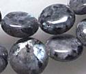 Iridescent Black Labradorite 16mm Coin