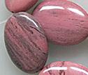 Black Rhodonite 22x30mm Smooth Oval