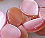 AA Pink Shell 12x16mm Flat Briolettes 