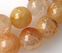 Fire Agate 12mm Round Beads