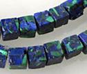 Azurite Malachite 4mm Cube
