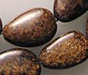 Bronzite Freeform Drop 12x16mm