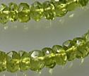 Peridot Faceted 4mm Rondelle 