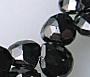 AA Black Spinel Faceted 6mm Briolettes 