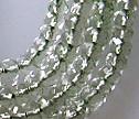 Green Amethyst Faceted 3mm Rondelle Beads