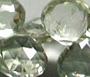 Green Amethyst Faceted 9mm Briolettes Loose 