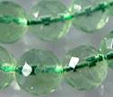 Green Fluorite Faceted 8mm Round
