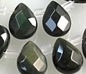 Rainbow Obsidian Faceted 7x9mm Briolettes