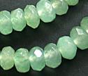 Green Aventurine Faceted 7mm Rondelle 