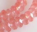 Cherry Quartz Faceted 8mm Rondelle