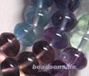 Gem AAA Fluorite 6mm Smooth Rondelle 