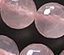 AA Rose Quartz Faceted 8mm Round  