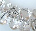 AA Tourmalated Quartz Faceted 8x10mm Briolettes