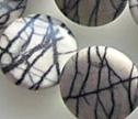 Artistic Black Line Jasper 20mm Coin