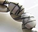 Artistic Black Line Jasper 10x14mm Oval