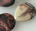 Porceline Jasper 18 x 25 mm Flat Drop
