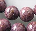 Iridescent Purple Lepidolite 12mm Round