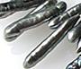 Silver Top Drilled BiwaToothpick Stick Pearls
